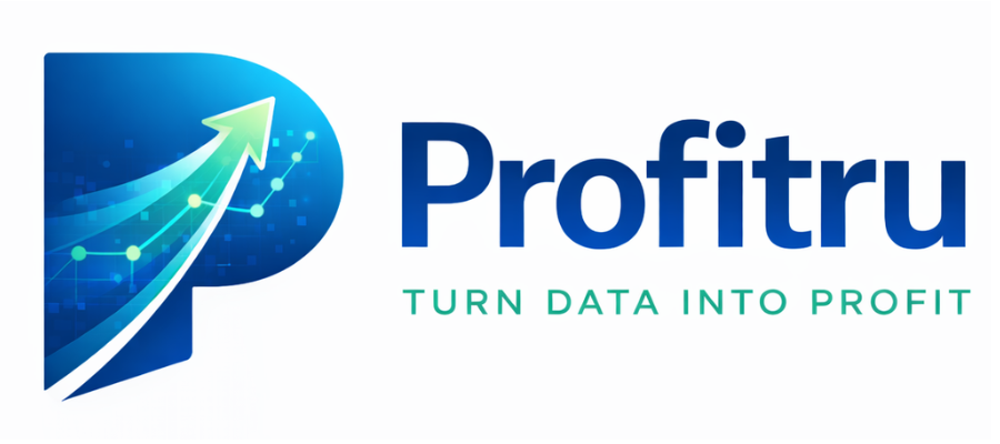 Profitru logo &mdash; Turn data into profit.